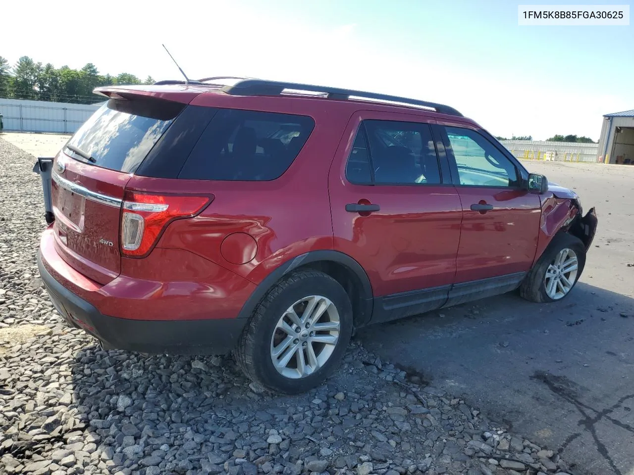 2015 Ford Explorer VIN: 1FM5K8B85FGA30625 Lot: 62530144