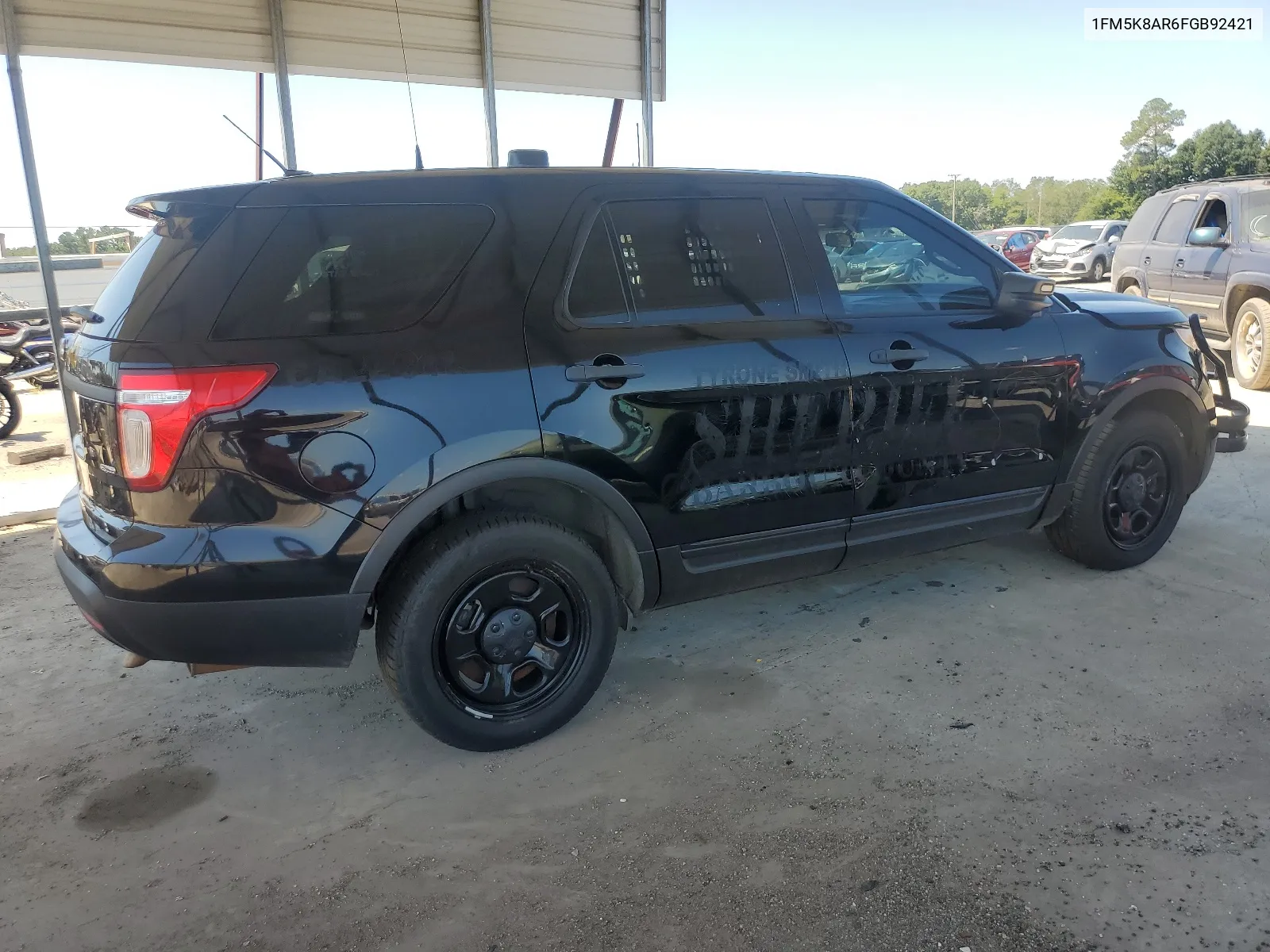 2015 Ford Explorer Police Interceptor VIN: 1FM5K8AR6FGB92421 Lot: 64193834