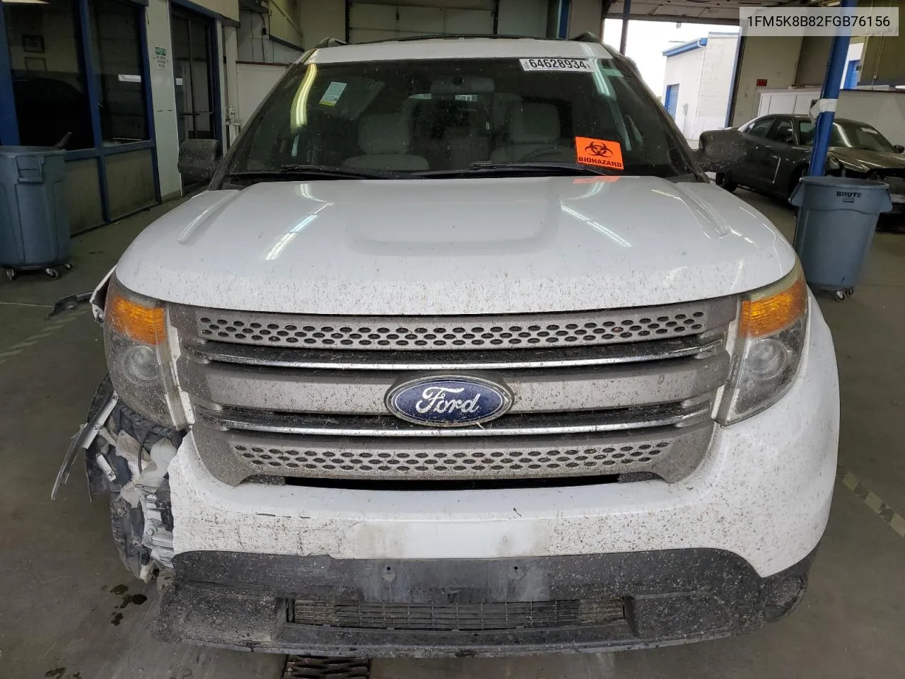 2015 Ford Explorer VIN: 1FM5K8B82FGB76156 Lot: 64628934