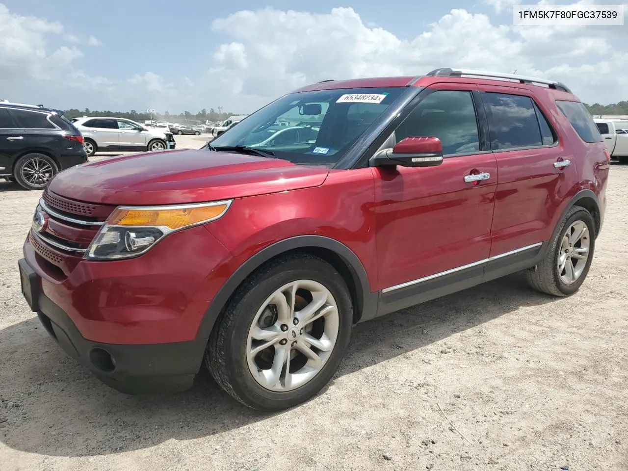 1FM5K7F80FGC37539 2015 Ford Explorer Limited