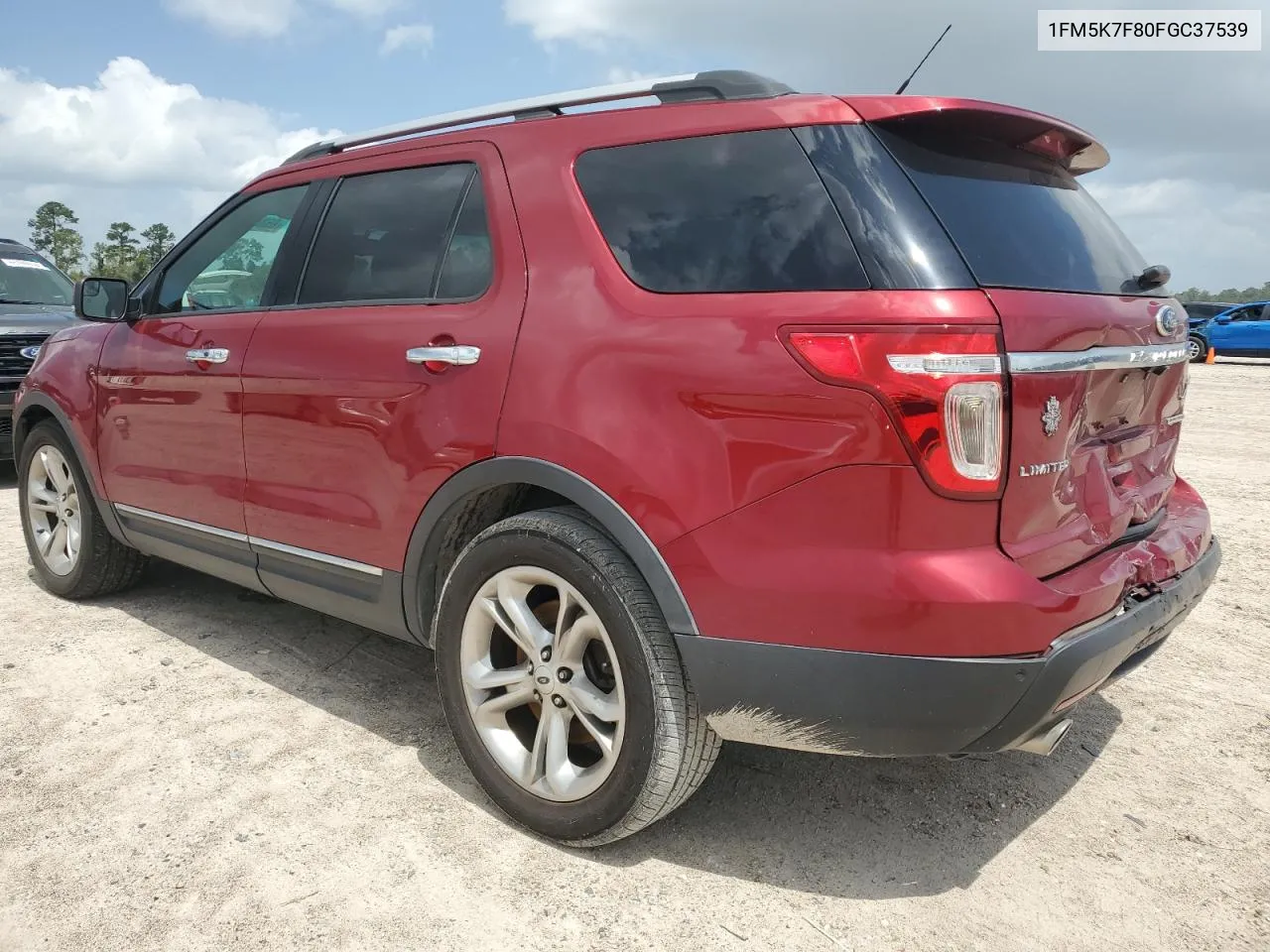 1FM5K7F80FGC37539 2015 Ford Explorer Limited