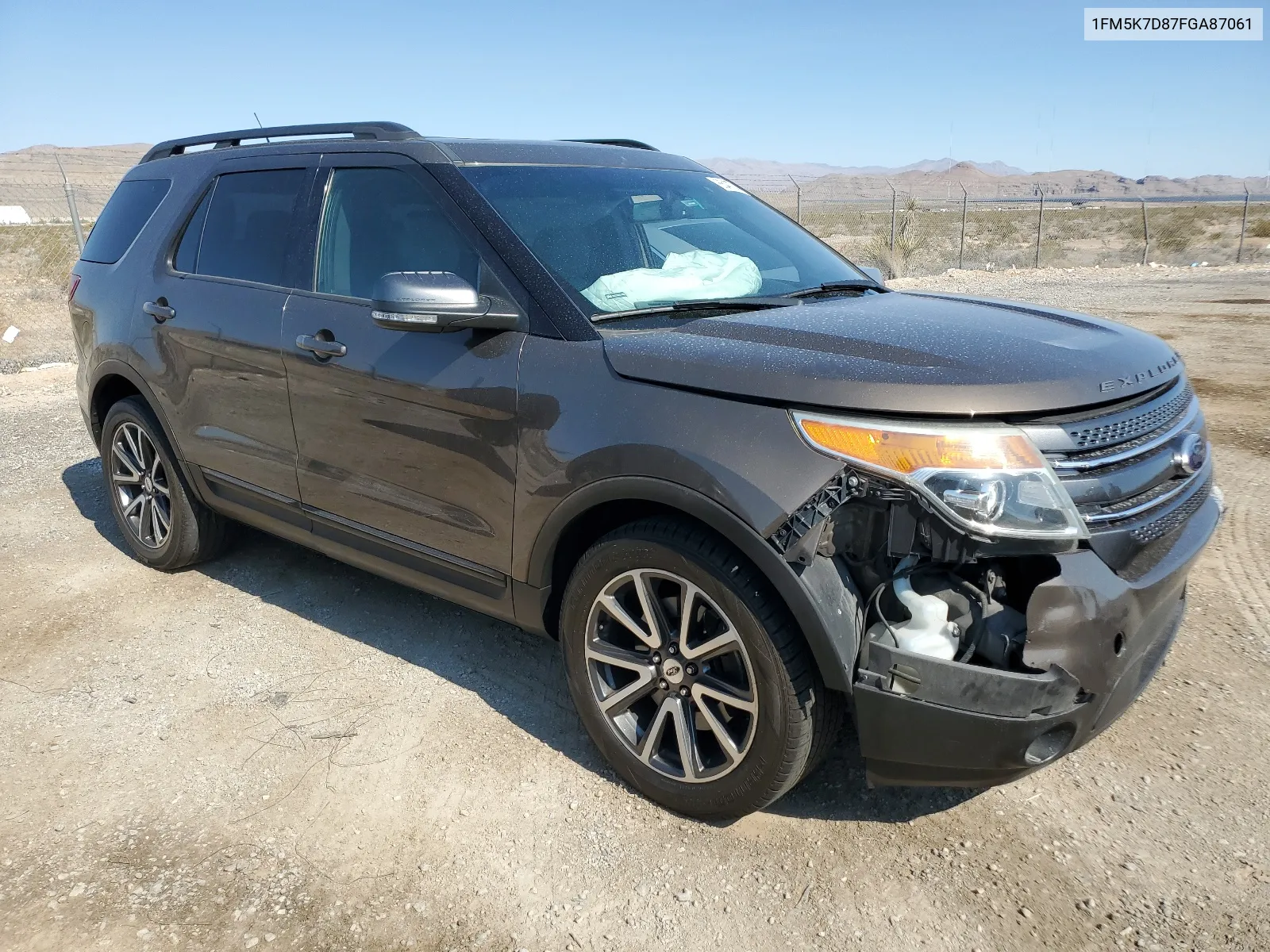 1FM5K7D87FGA87061 2015 Ford Explorer Xlt