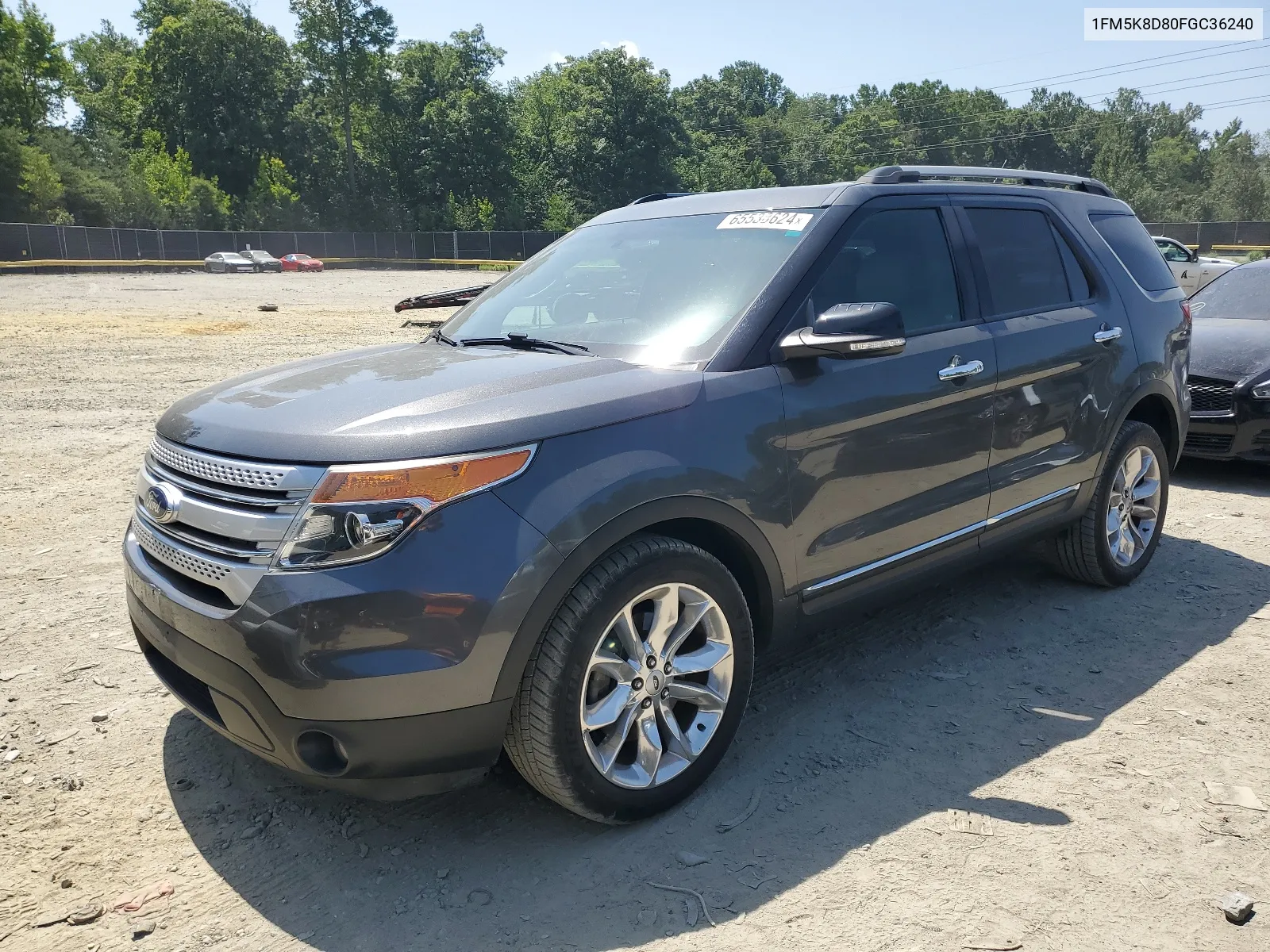 2015 Ford Explorer Xlt VIN: 1FM5K8D80FGC36240 Lot: 65538624