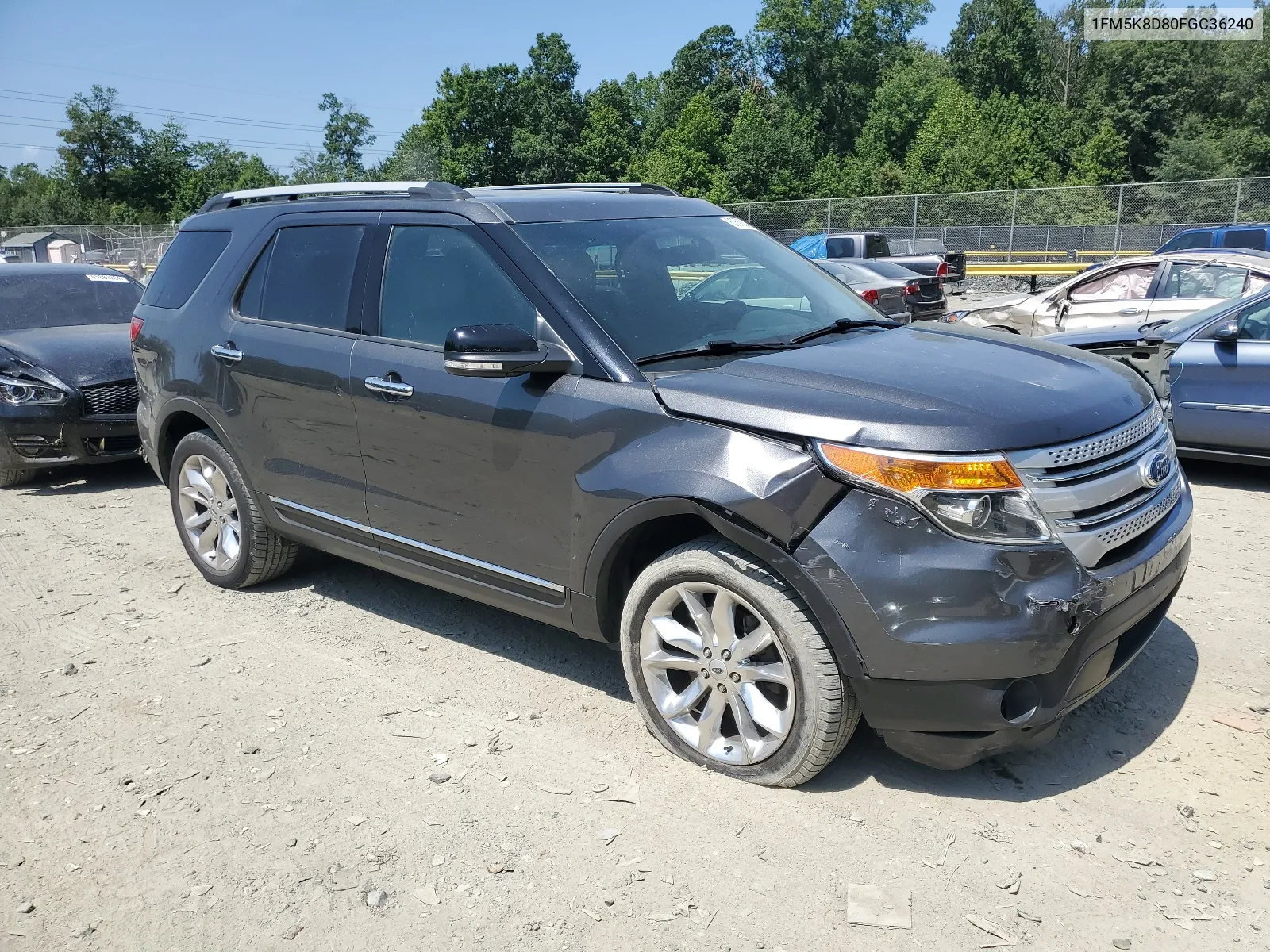 1FM5K8D80FGC36240 2015 Ford Explorer Xlt