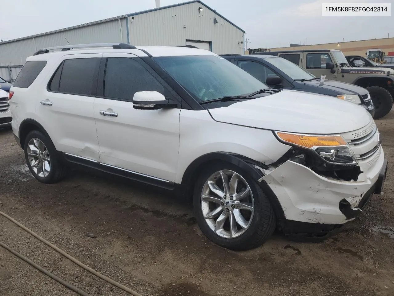 1FM5K8F82FGC42814 2015 Ford Explorer Limited