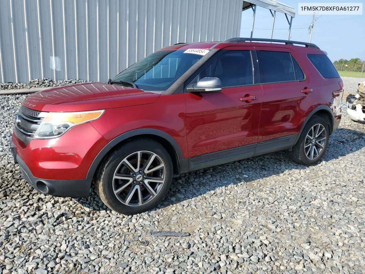 2015 Ford Explorer Xlt VIN: 1FM5K7D8XFGA61277 Lot: 65644854