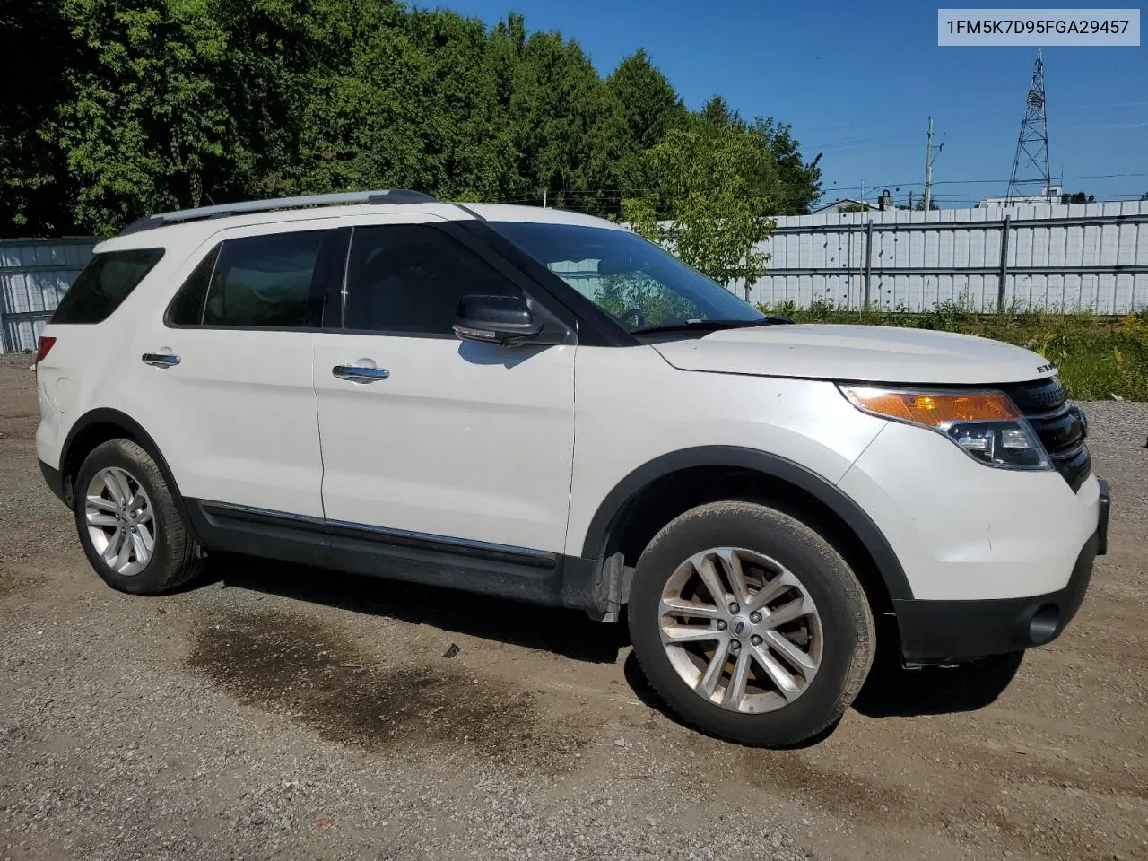 2015 Ford Explorer Xlt VIN: 1FM5K7D95FGA29457 Lot: 66064584