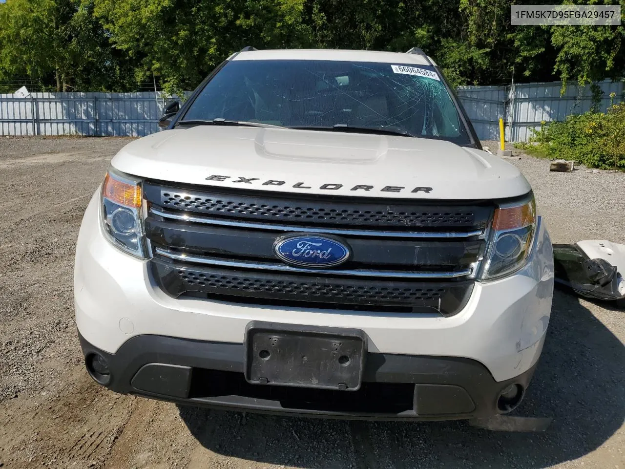 2015 Ford Explorer Xlt VIN: 1FM5K7D95FGA29457 Lot: 66064584