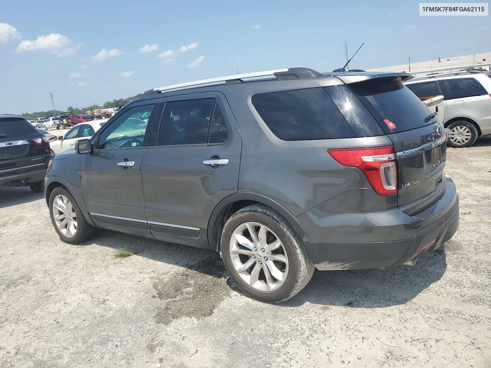 2015 Ford Explorer Limited VIN: 1FM5K7F84FGA62115 Lot: 66591904