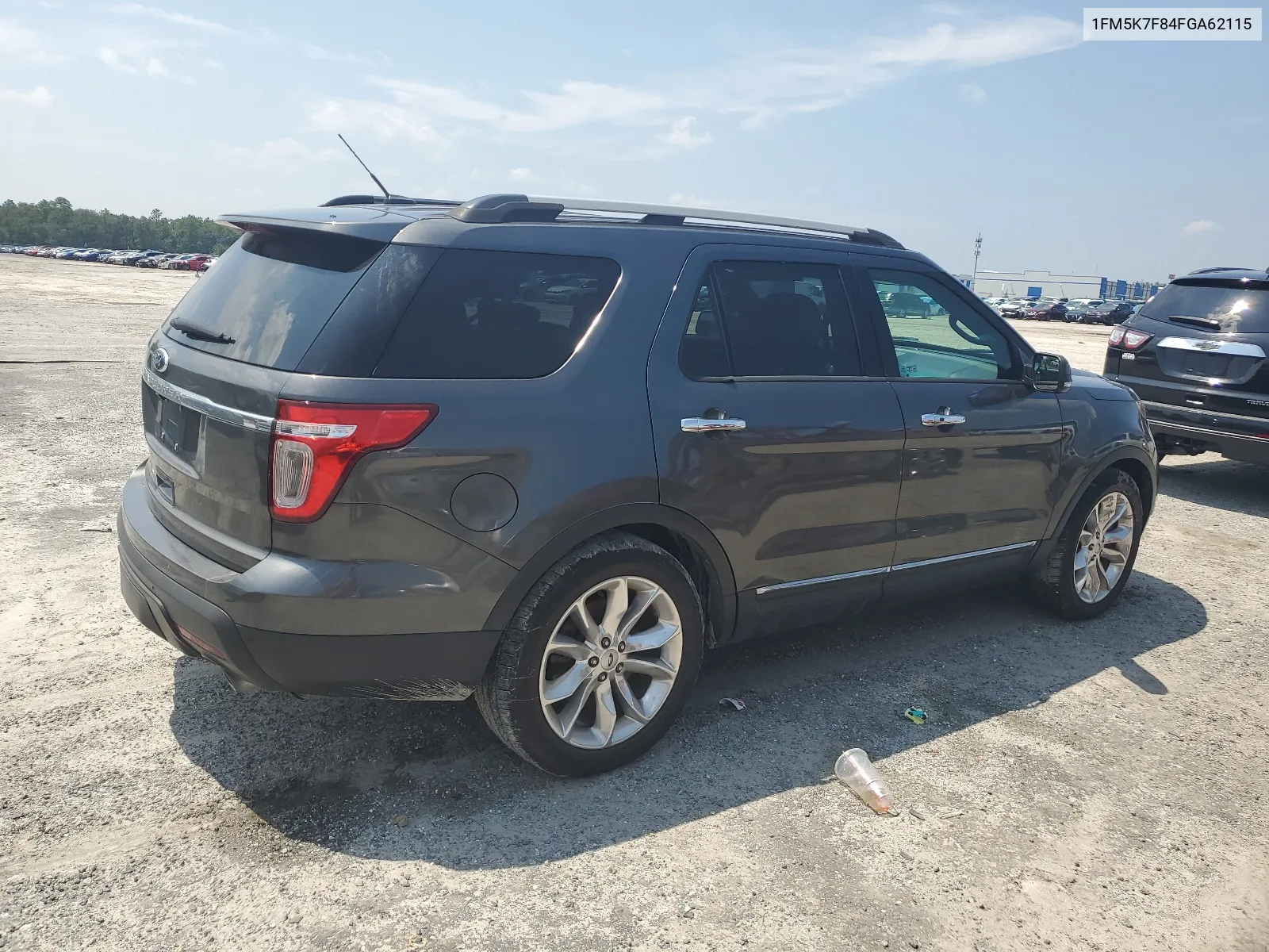 2015 Ford Explorer Limited VIN: 1FM5K7F84FGA62115 Lot: 66591904