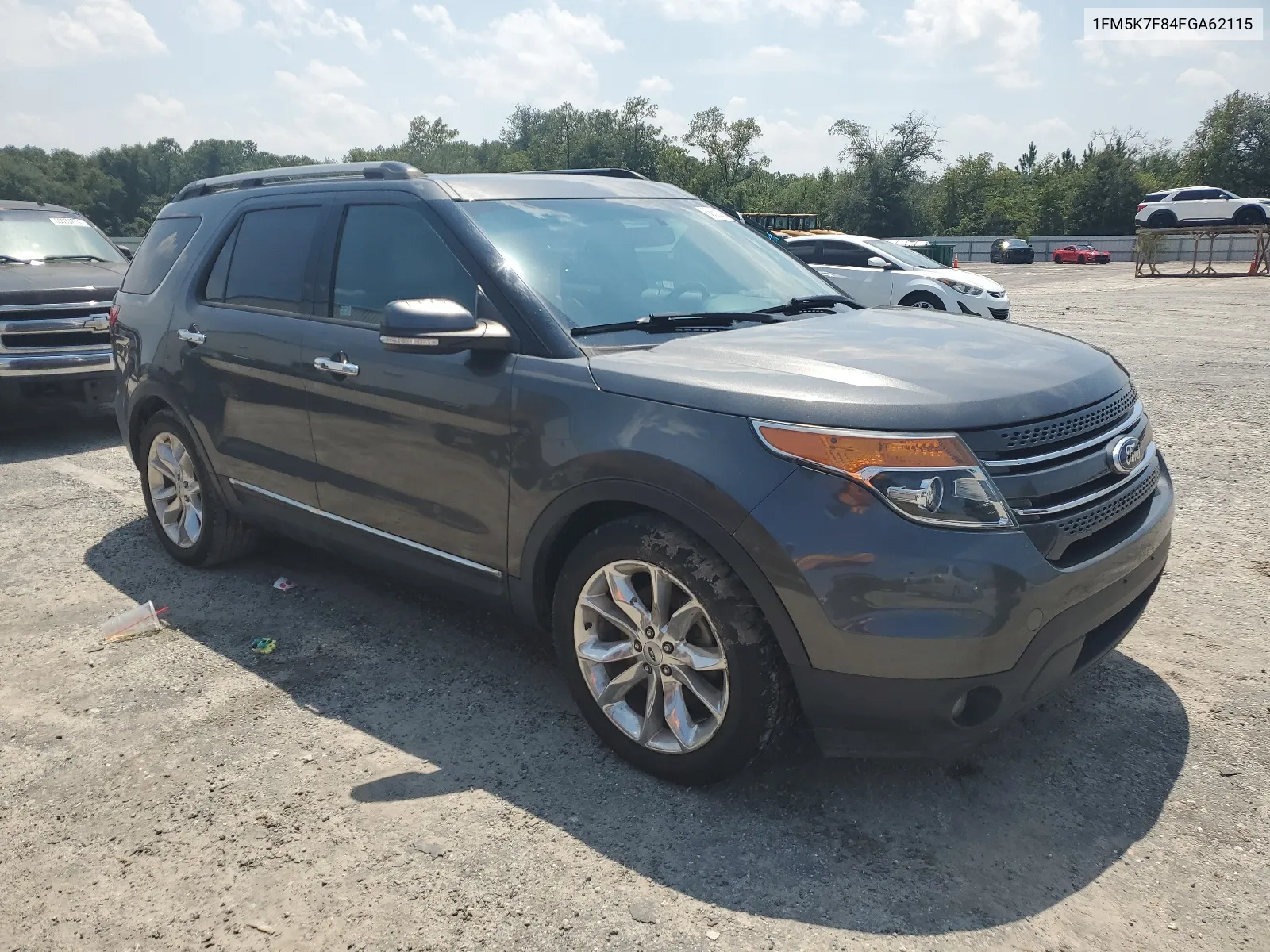 2015 Ford Explorer Limited VIN: 1FM5K7F84FGA62115 Lot: 66591904