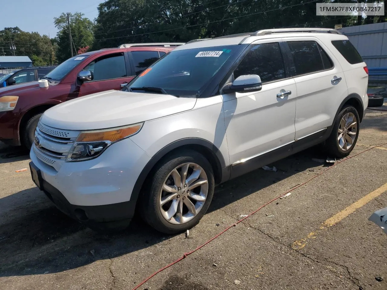 2015 Ford Explorer Limited VIN: 1FM5K7F8XFGB47217 Lot: 66897714