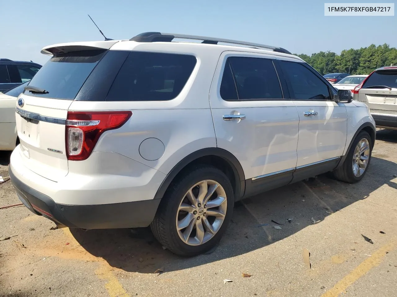 2015 Ford Explorer Limited VIN: 1FM5K7F8XFGB47217 Lot: 66897714