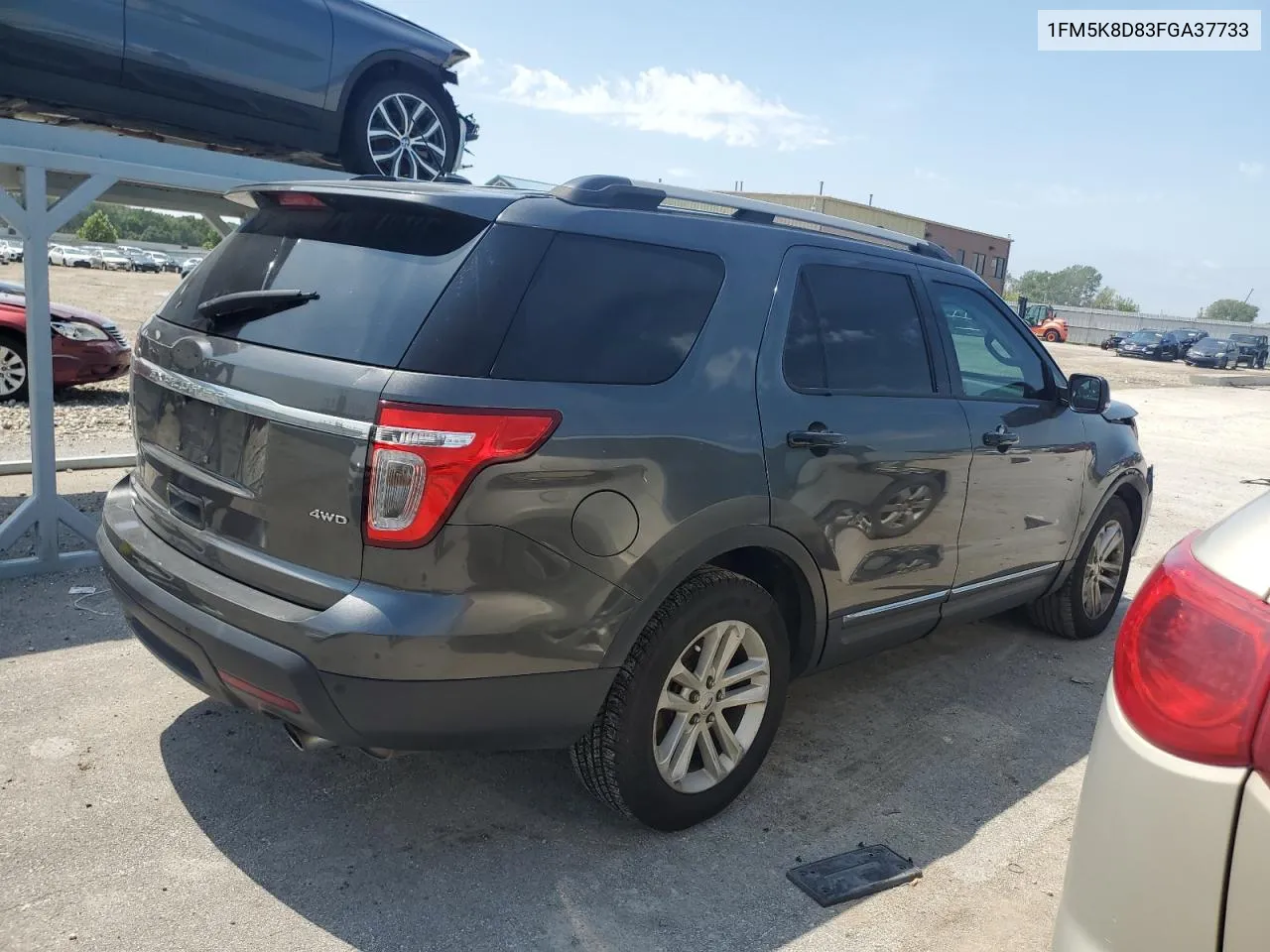 1FM5K8D83FGA37733 2015 Ford Explorer Xlt