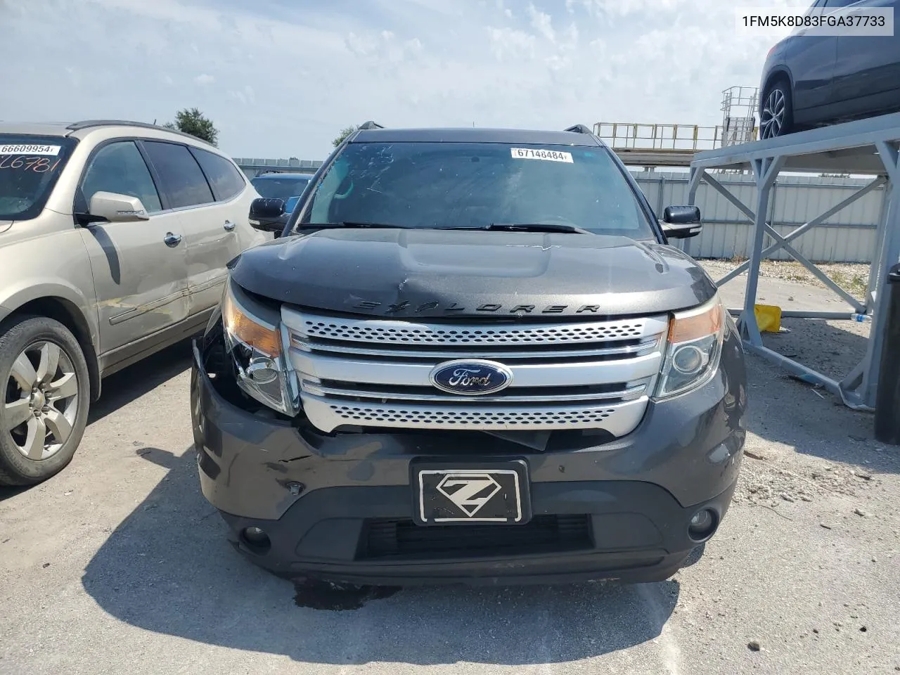 1FM5K8D83FGA37733 2015 Ford Explorer Xlt