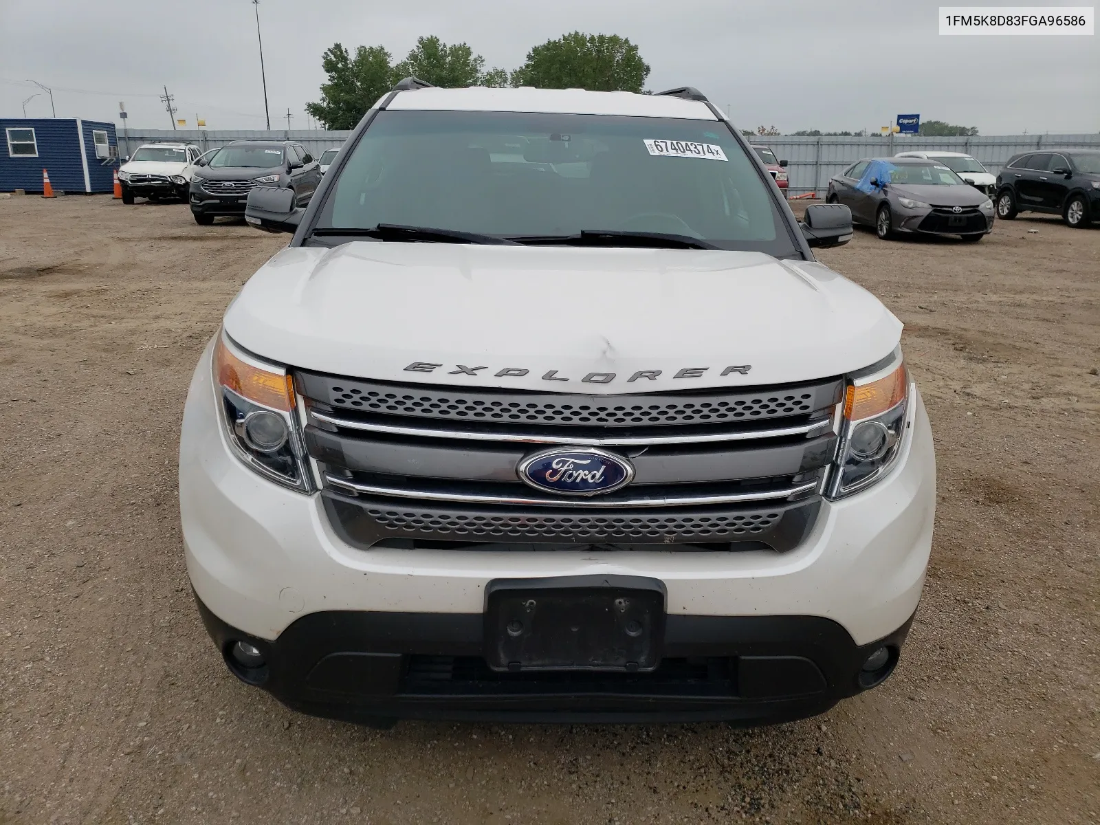 1FM5K8D83FGA96586 2015 Ford Explorer Xlt