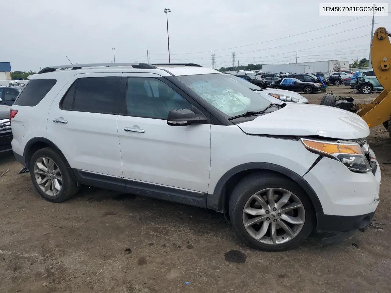 2015 Ford Explorer Xlt VIN: 1FM5K7D81FGC36905 Lot: 67511094