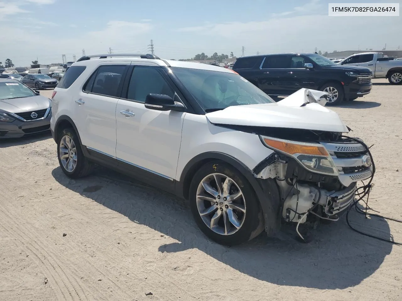 1FM5K7D82FGA26474 2015 Ford Explorer Xlt