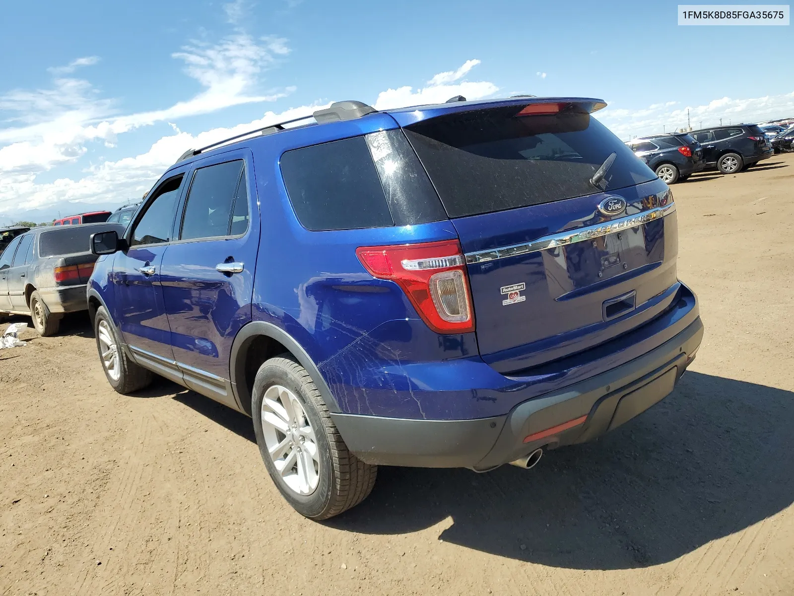 2015 Ford Explorer Xlt VIN: 1FM5K8D85FGA35675 Lot: 68082534