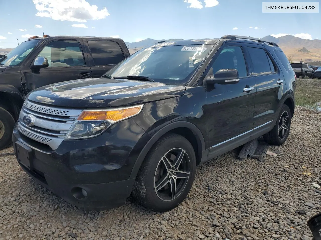 2015 Ford Explorer Xlt VIN: 1FM5K8D86FGC04232 Lot: 68111344