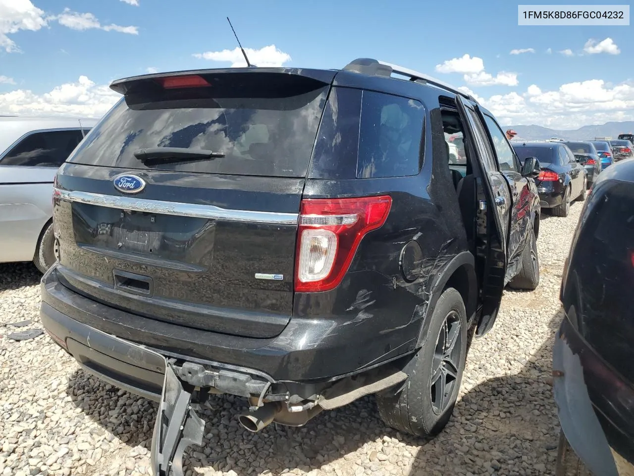 2015 Ford Explorer Xlt VIN: 1FM5K8D86FGC04232 Lot: 68111344