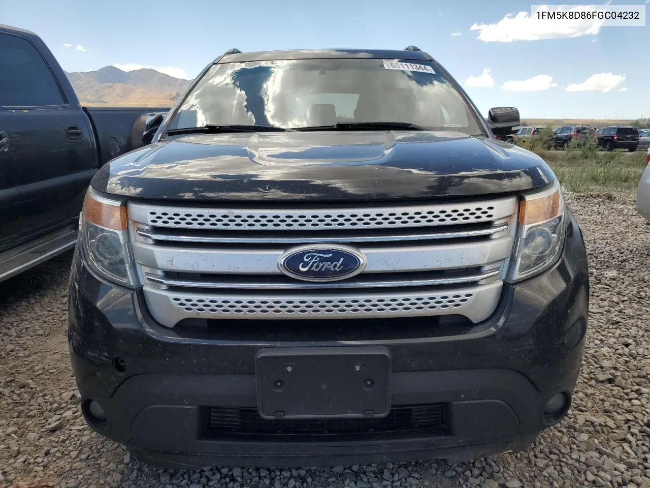 2015 Ford Explorer Xlt VIN: 1FM5K8D86FGC04232 Lot: 68111344