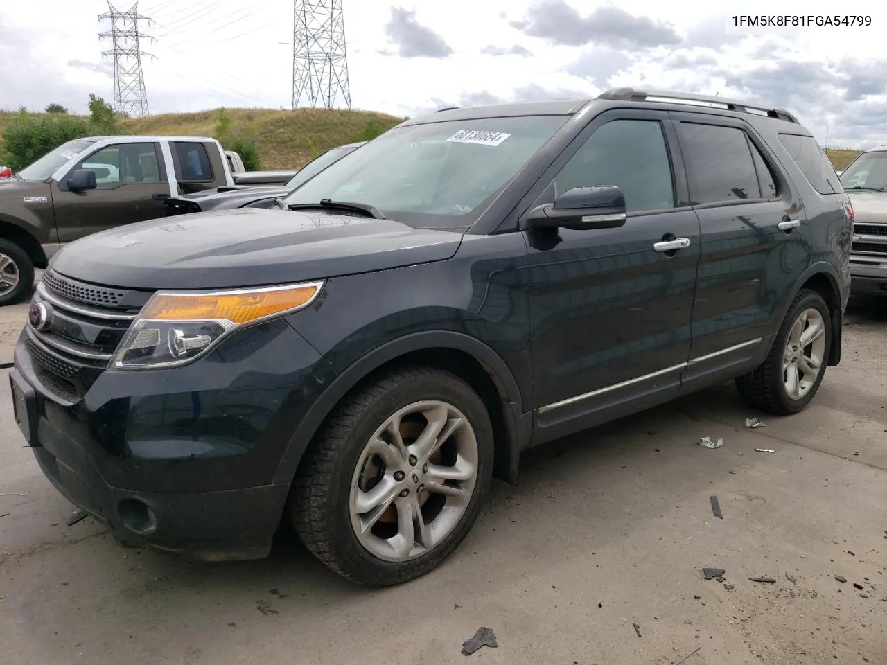 2015 Ford Explorer Limited VIN: 1FM5K8F81FGA54799 Lot: 68130664