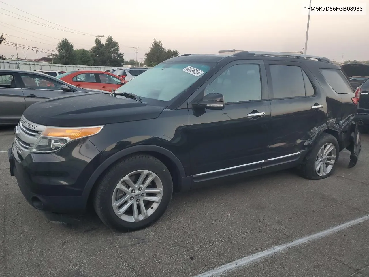 2015 Ford Explorer Xlt VIN: 1FM5K7D86FGB08983 Lot: 68496094