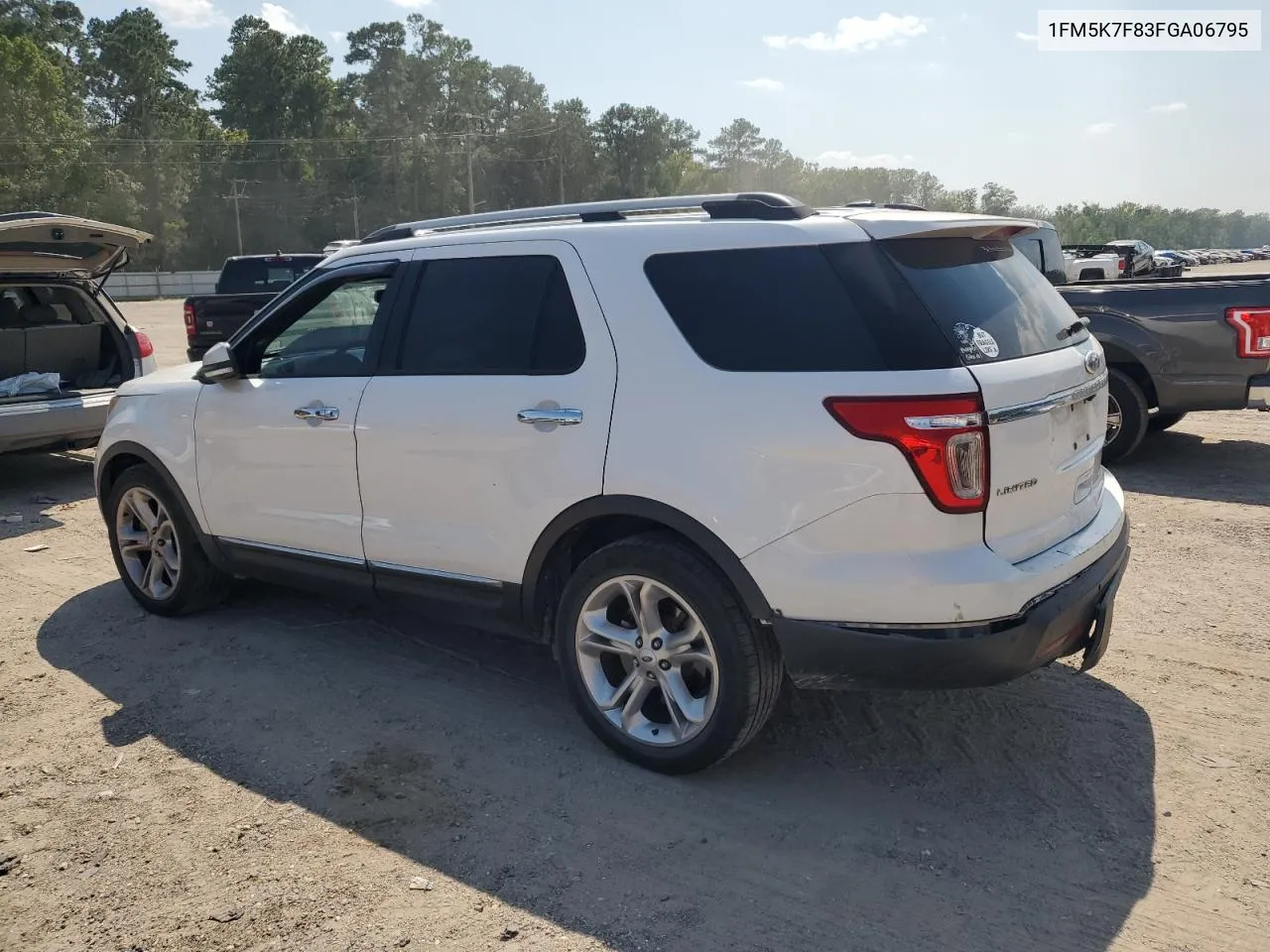 2015 Ford Explorer Limited VIN: 1FM5K7F83FGA06795 Lot: 68520694