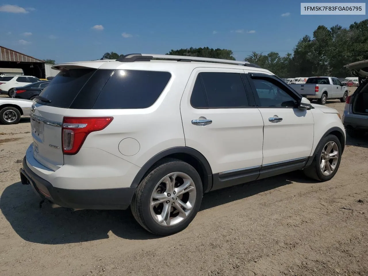 2015 Ford Explorer Limited VIN: 1FM5K7F83FGA06795 Lot: 68520694