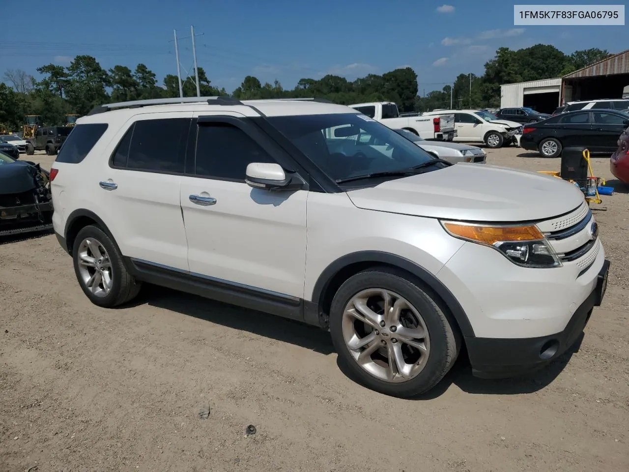 2015 Ford Explorer Limited VIN: 1FM5K7F83FGA06795 Lot: 68520694