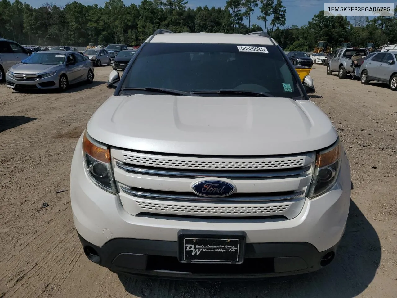 2015 Ford Explorer Limited VIN: 1FM5K7F83FGA06795 Lot: 68520694