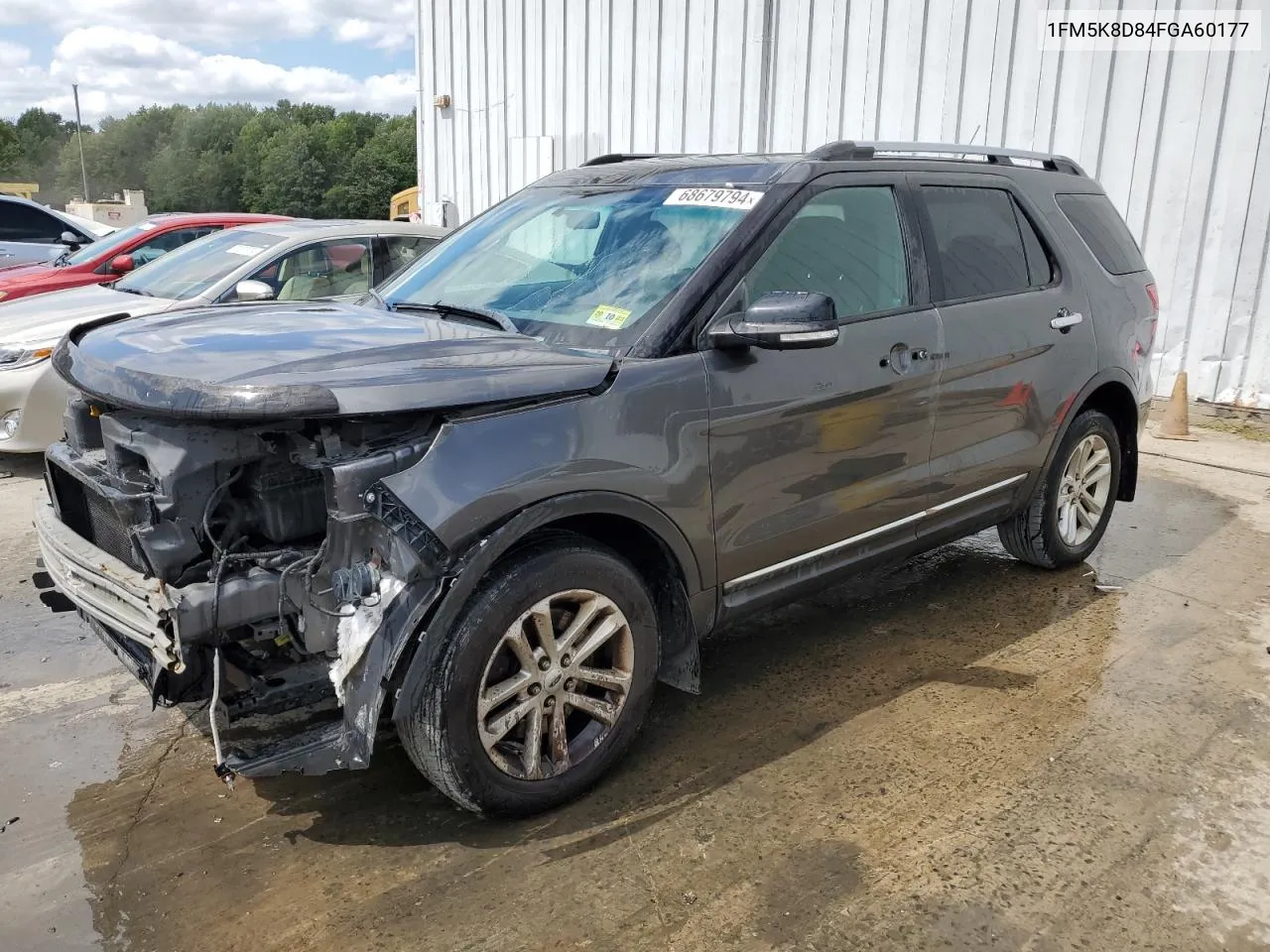 1FM5K8D84FGA60177 2015 Ford Explorer Xlt