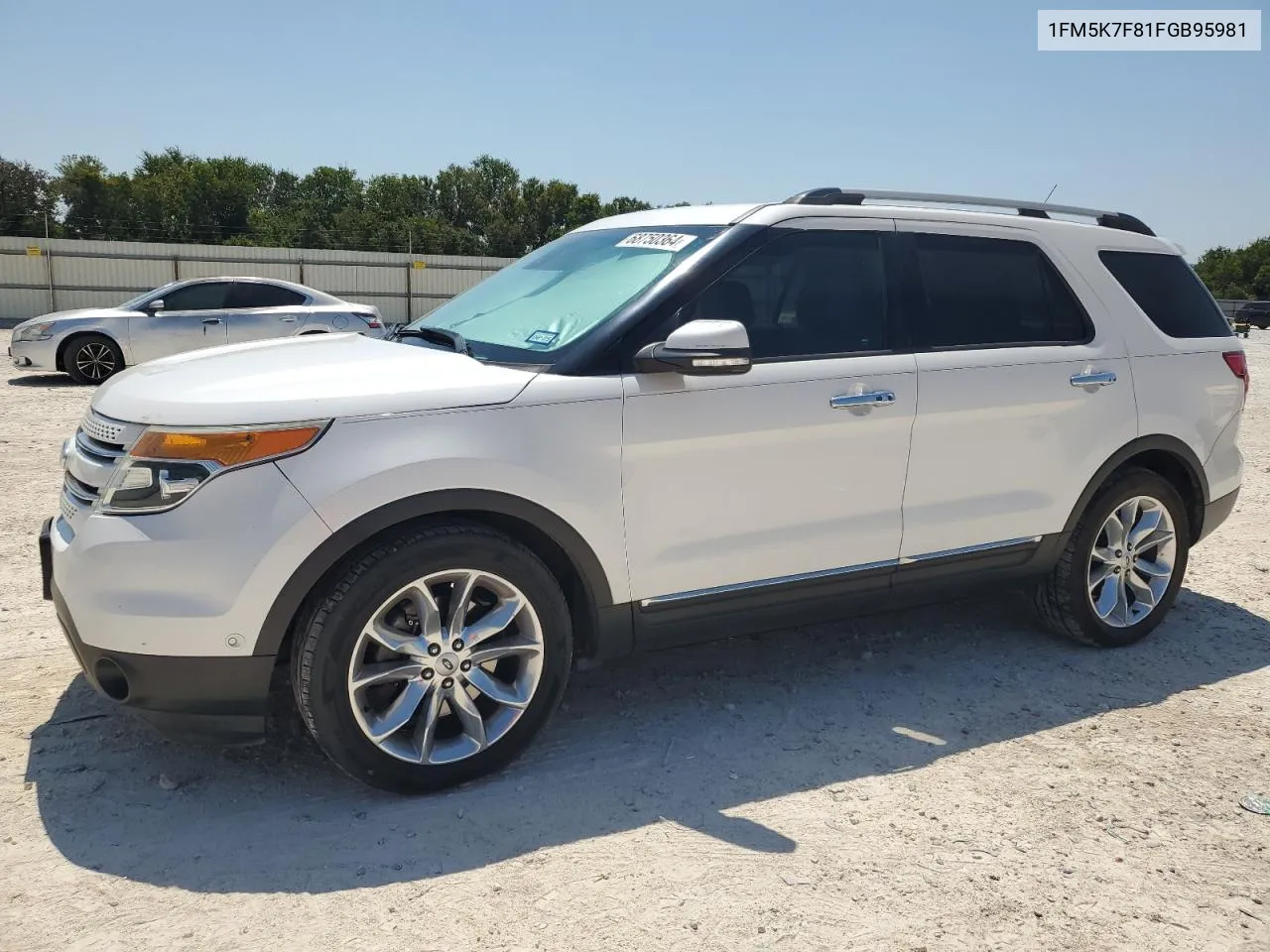 2015 Ford Explorer Limited VIN: 1FM5K7F81FGB95981 Lot: 68750364