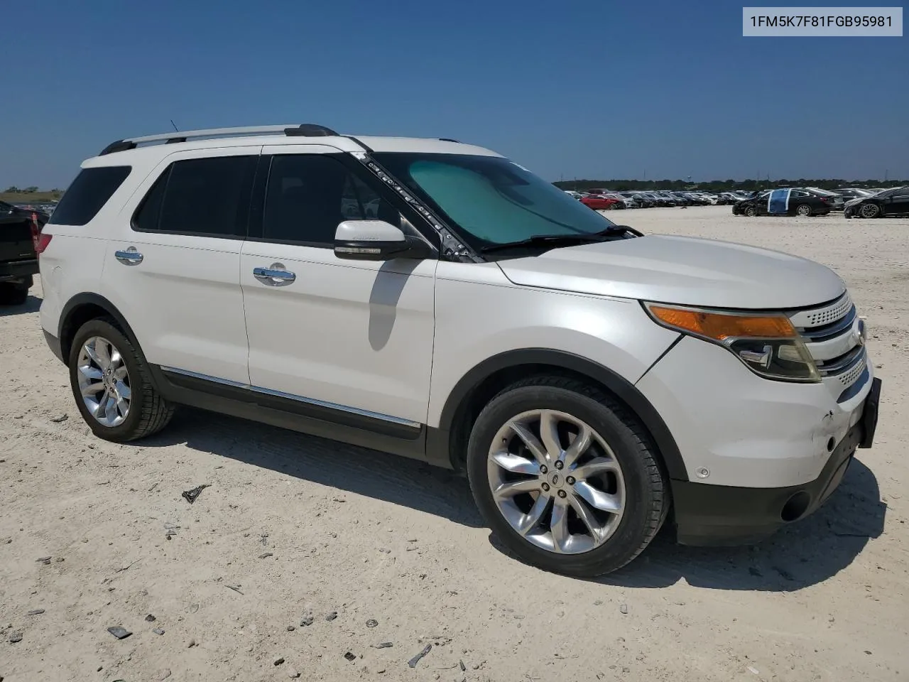 2015 Ford Explorer Limited VIN: 1FM5K7F81FGB95981 Lot: 68750364