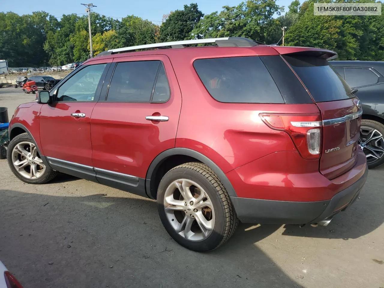 1FM5K8F80FGA30882 2015 Ford Explorer Limited