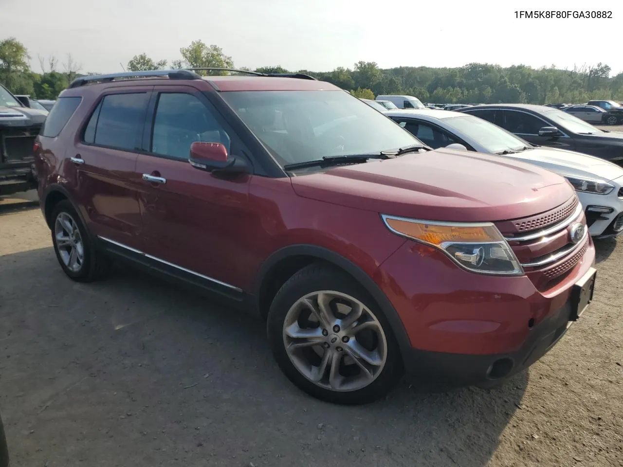 2015 Ford Explorer Limited VIN: 1FM5K8F80FGA30882 Lot: 69233764