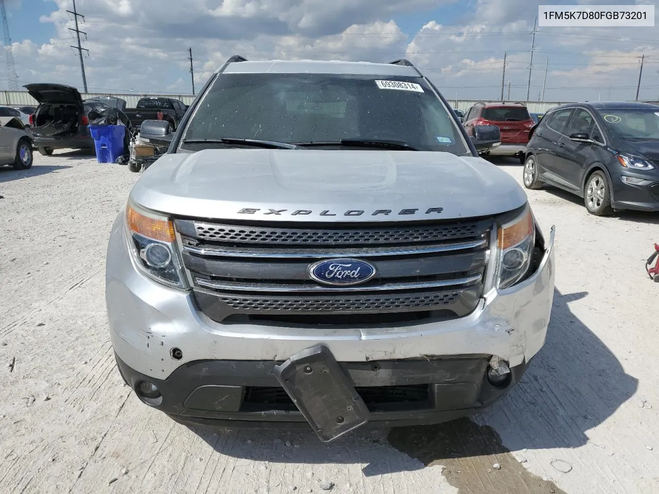 2015 Ford Explorer Xlt VIN: 1FM5K7D80FGB73201 Lot: 69308314