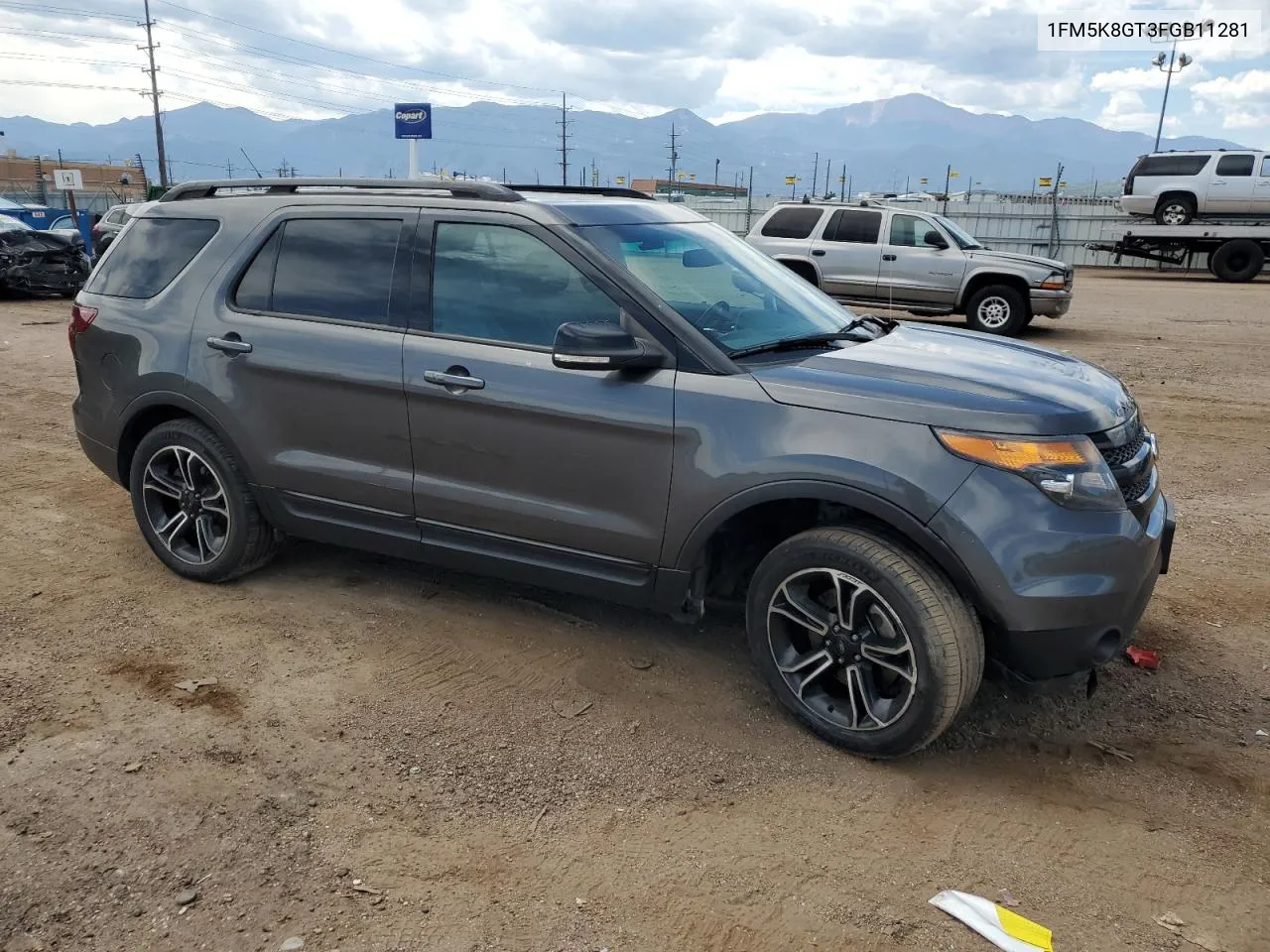 2015 Ford Explorer Sport VIN: 1FM5K8GT3FGB11281 Lot: 69416574