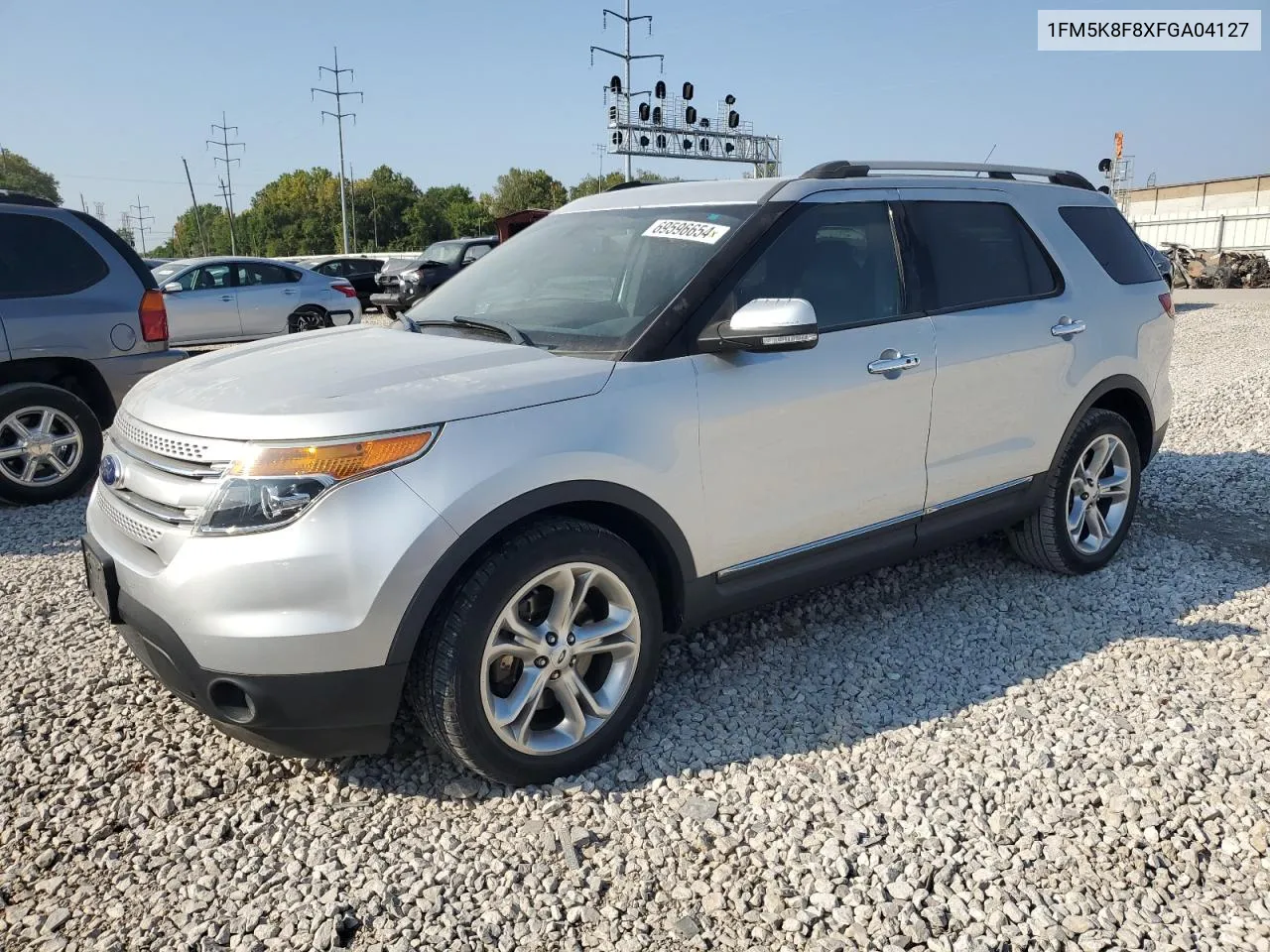 2015 Ford Explorer Limited VIN: 1FM5K8F8XFGA04127 Lot: 69596654