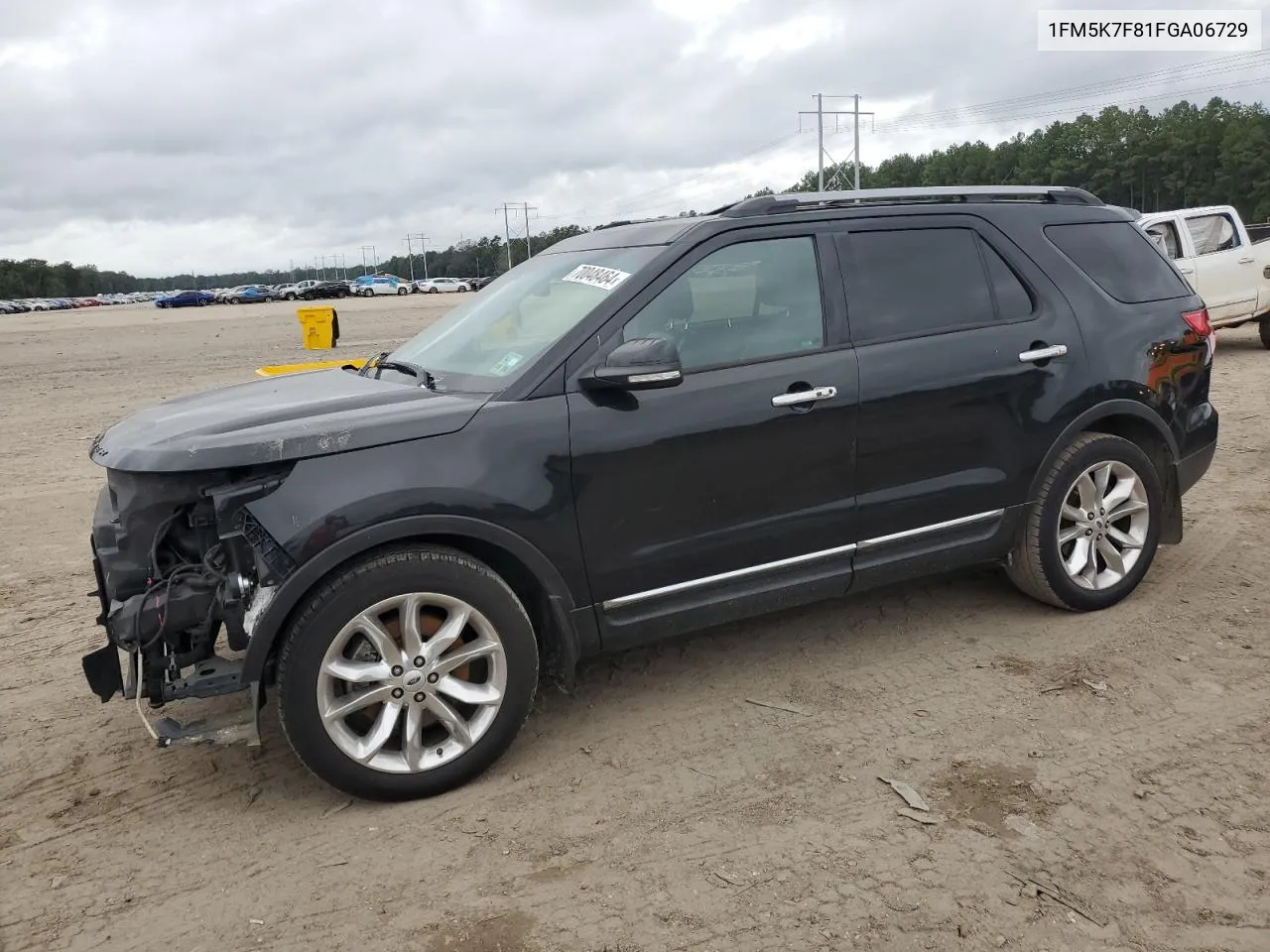 2015 Ford Explorer Limited VIN: 1FM5K7F81FGA06729 Lot: 70048464