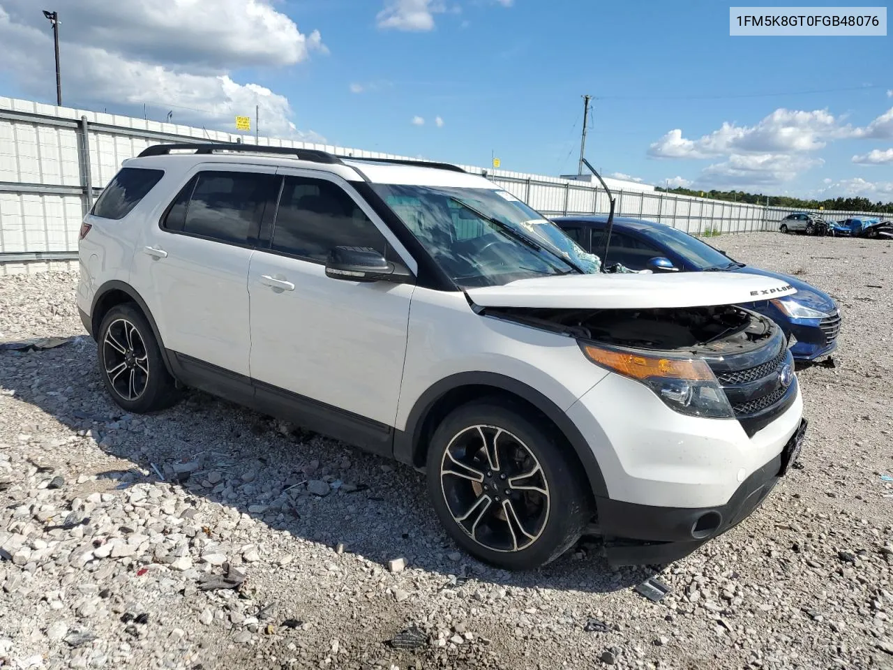 1FM5K8GT0FGB48076 2015 Ford Explorer Sport