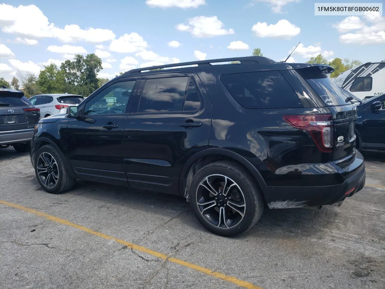 2015 Ford Explorer Sport VIN: 1FM5K8GT8FGB00602 Lot: 70228634