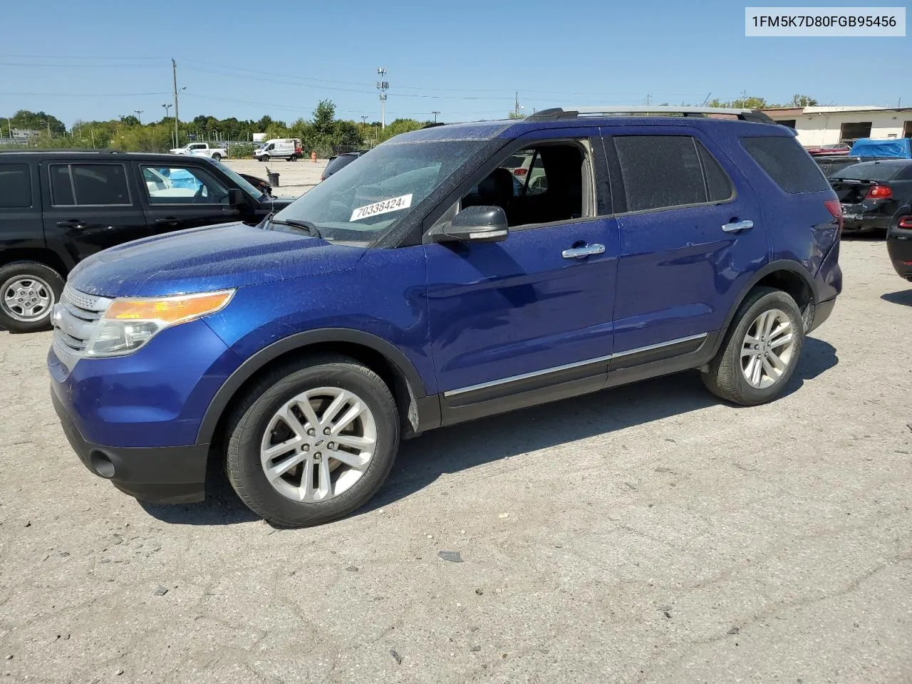 1FM5K7D80FGB95456 2015 Ford Explorer Xlt