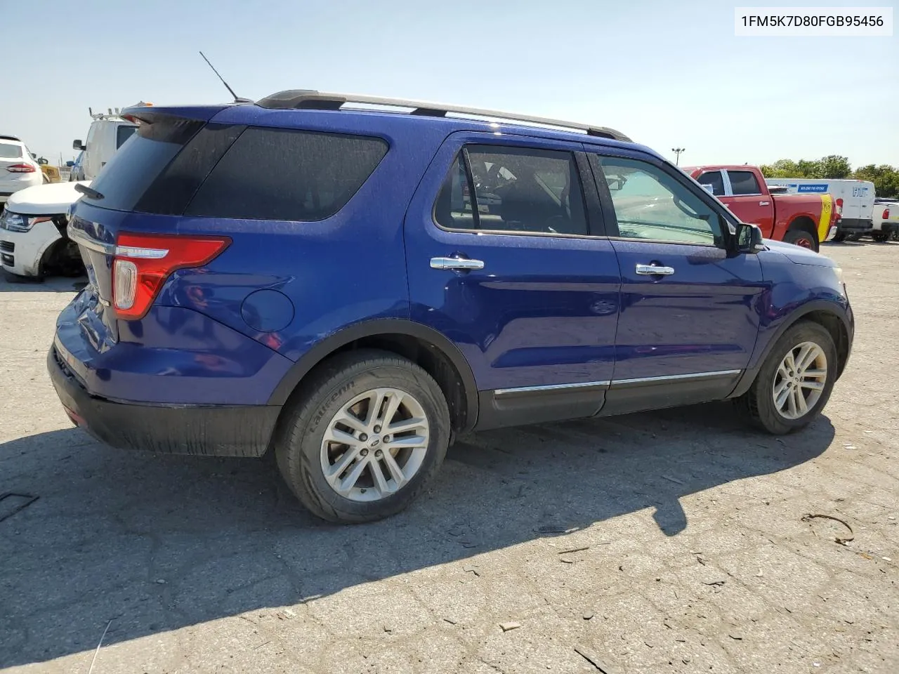 1FM5K7D80FGB95456 2015 Ford Explorer Xlt