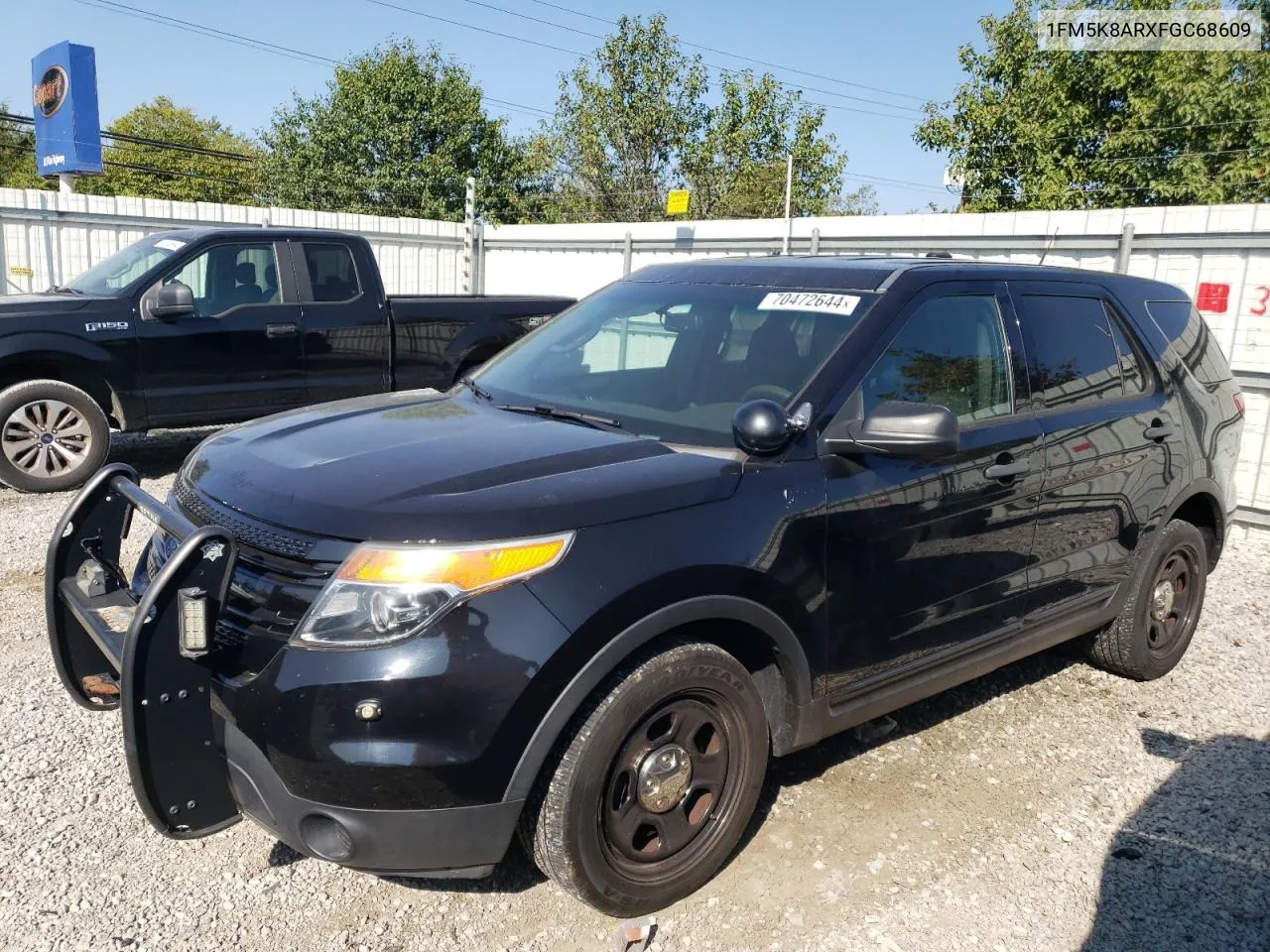 2015 Ford Explorer Police Interceptor VIN: 1FM5K8ARXFGC68609 Lot: 70472644