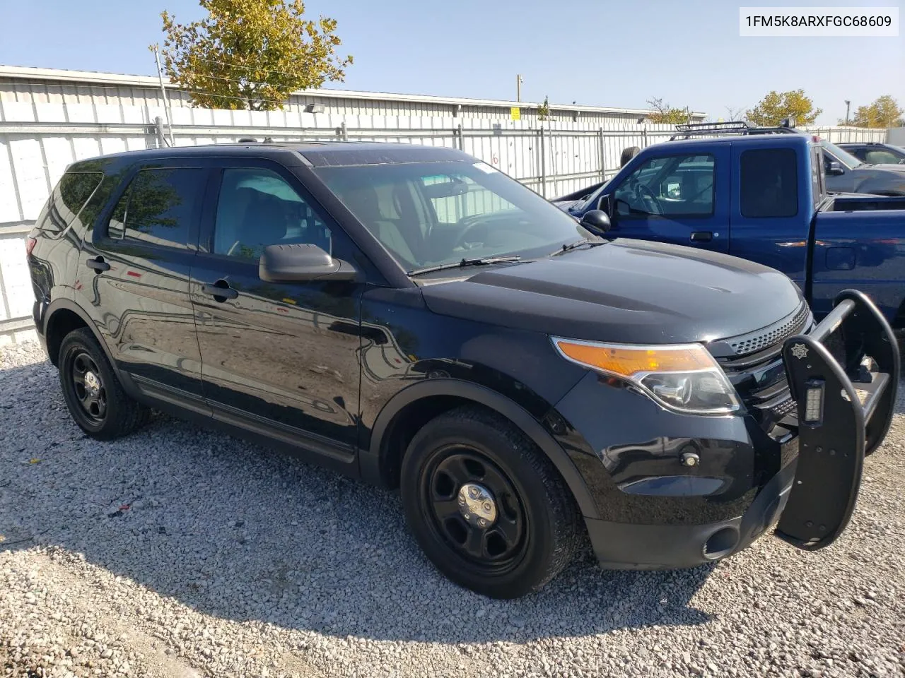 2015 Ford Explorer Police Interceptor VIN: 1FM5K8ARXFGC68609 Lot: 70472644