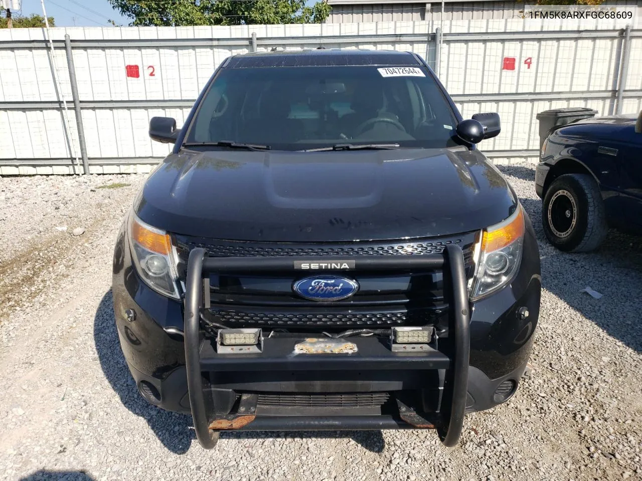 2015 Ford Explorer Police Interceptor VIN: 1FM5K8ARXFGC68609 Lot: 70472644