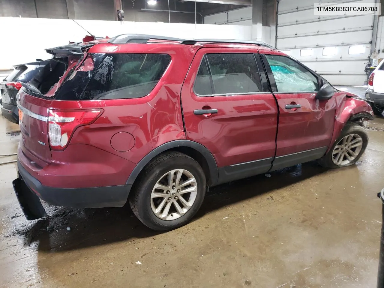 2015 Ford Explorer VIN: 1FM5K8B83FGA86708 Lot: 70526164