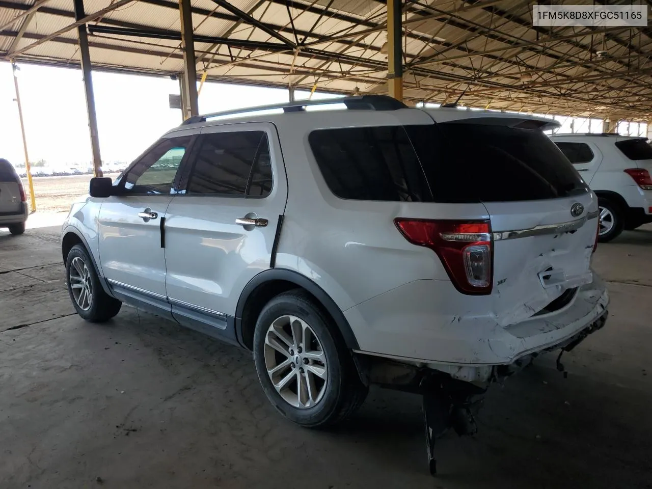 1FM5K8D8XFGC51165 2015 Ford Explorer Xlt